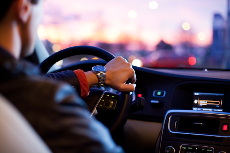 Self drive and special hire vehicle on open road